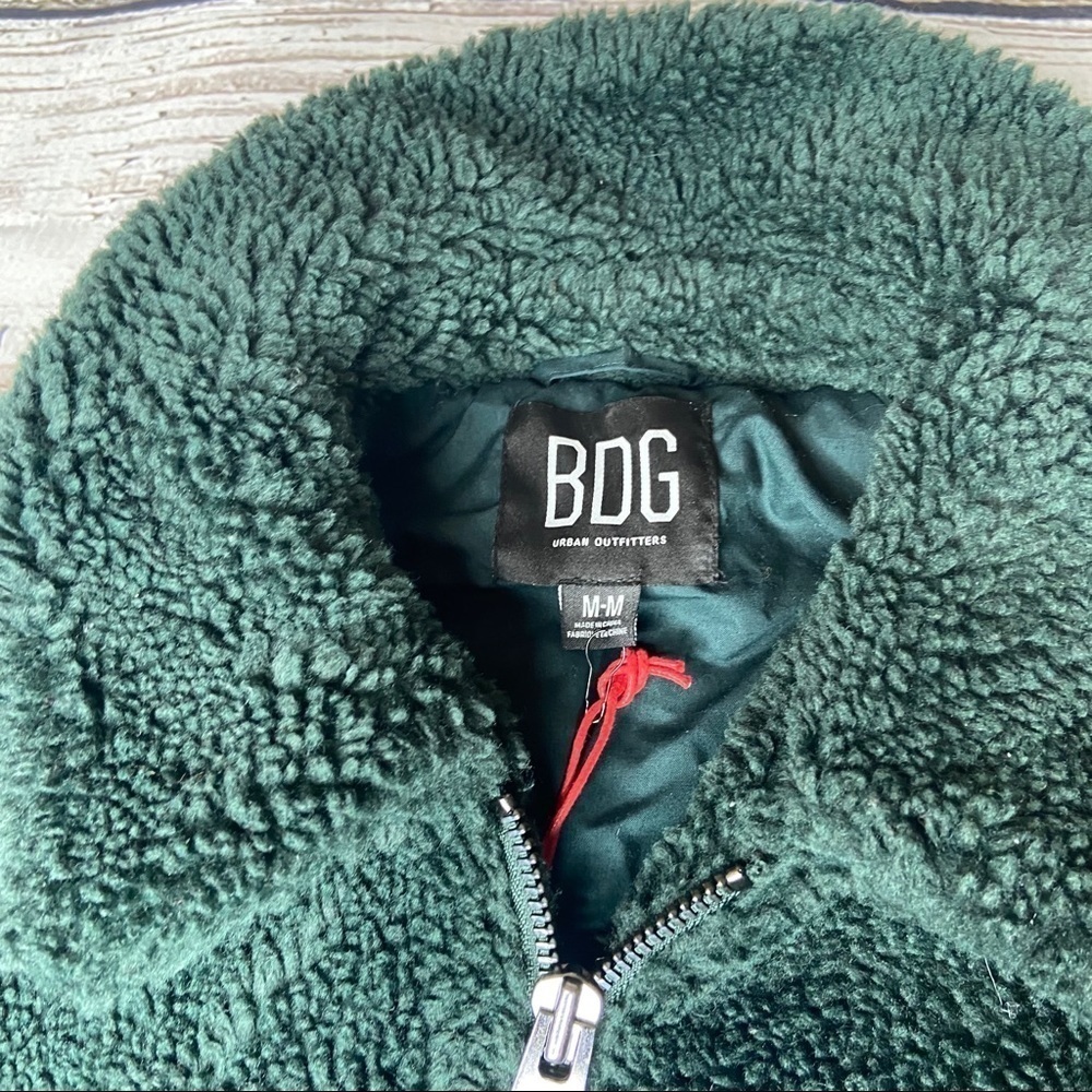 NWT UO BDG Theo Teddy Fleece Jacket Size M - Picture 9 of 9